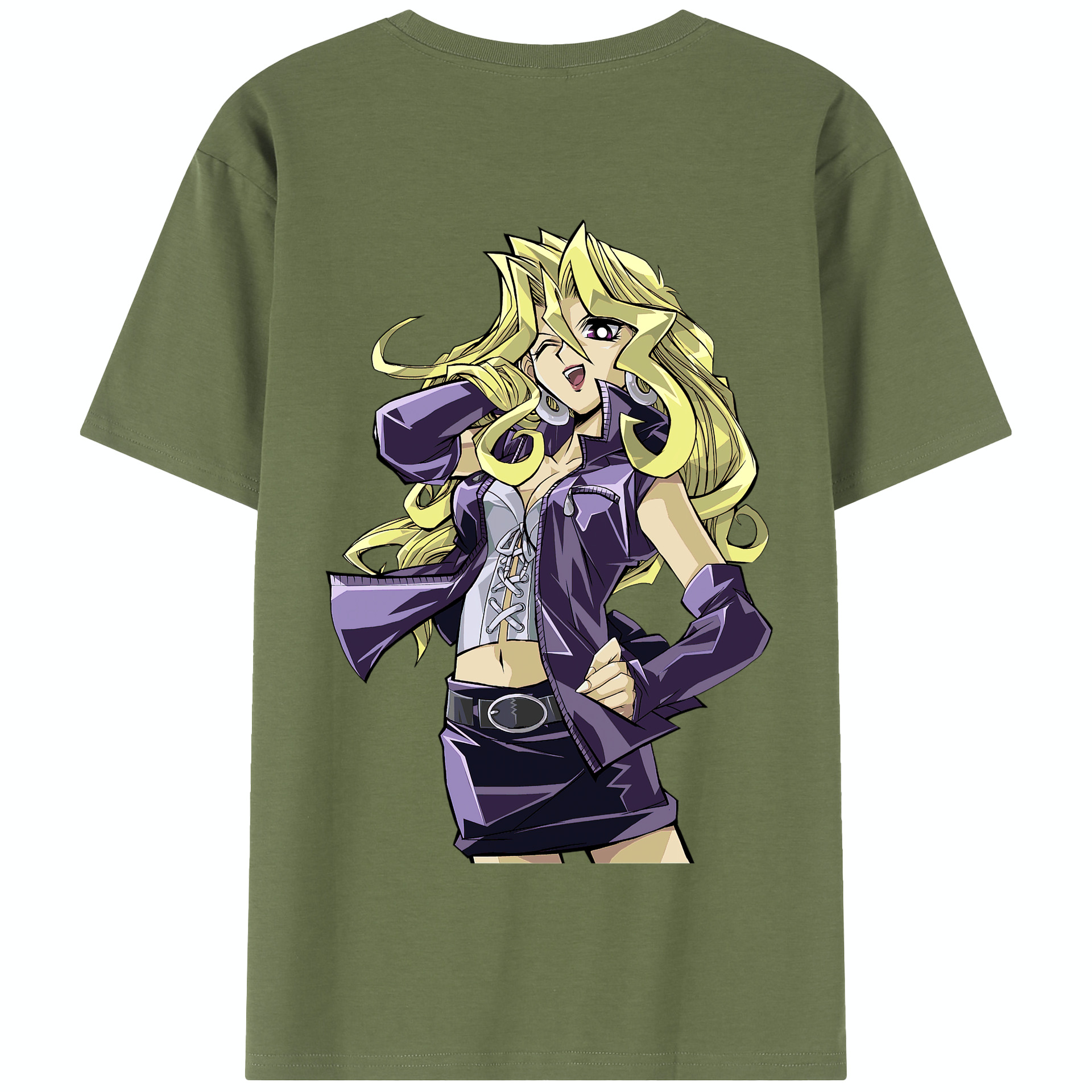 （画像用） 遊☆戯☆王 Yu-Gi-Oh! 綿100％半袖Tシャツ（背面プリント）